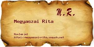 Megyaszai Rita névjegykártya